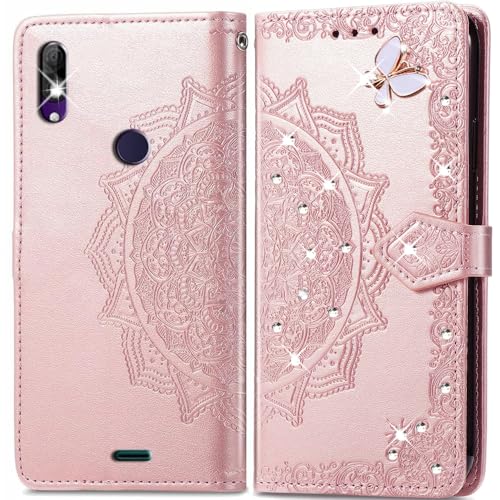 Custodia per Wiko View 2 Plus,Flip Pelle Cover a Libro con Slot per Schede compatibile con Wiko View 2 Plus,Supporto Stand, Interno TPU Protezione Portafoglio Case