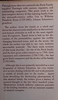Bach Family: Seven Generations of Creative Genius 0047800054 Book Cover
