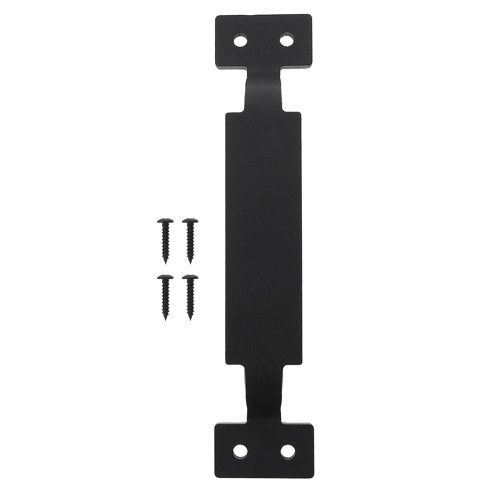 Poignée de garde-robe en acier au carbone au design rectangulaire épuré