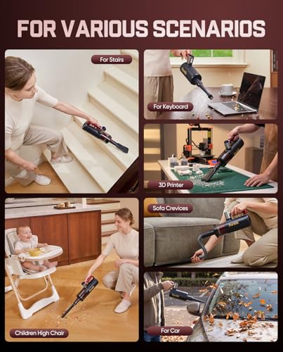 Image of Fanttik Cruise V11 APEX Handheld Vacuum Cordless, 4-in-1 Vacuum Cleaner for Pet, AxLoop 180 Rotatable Handle, LED Touch Screen, 3 Suction Modes for Home Corners, Couches, Crevices