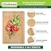 Freshware 24 Inch 3XL Bamboo Cutting Boards for Kitchen, Stove Top Butcher Block, Extra Large Wooden Carving Board for Meat, Veggies, Charcuterie Board with Deep Juice Grooves (3XL, 24x18