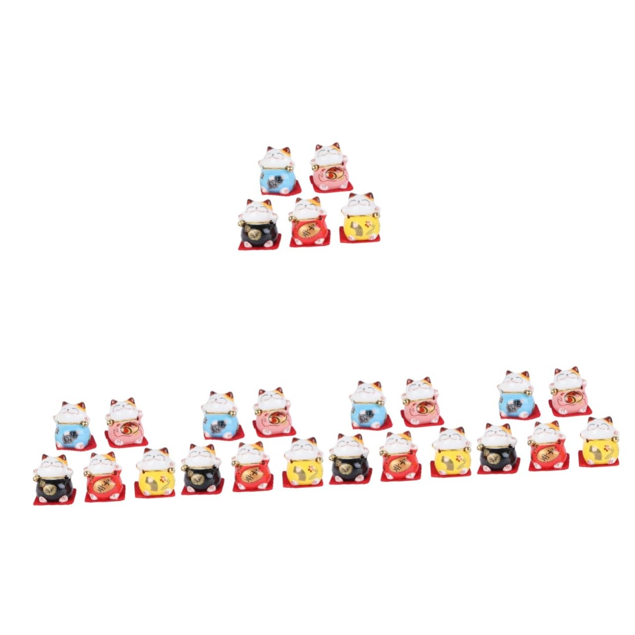 Figurines de Maneki Neko céramique idée cadeau nouvel an et décoration