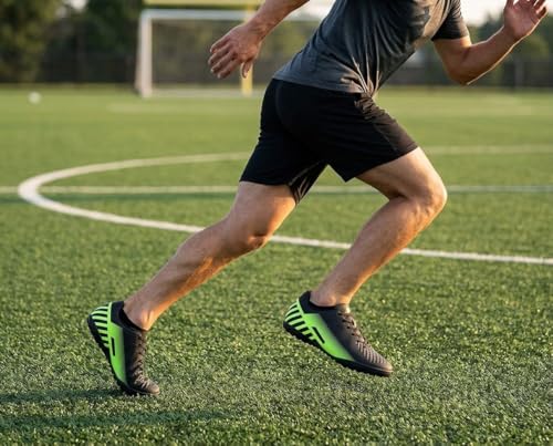 Image of Vizari Santos Turf Soccer Shoes for Teen & Adult | Lightweight Football Turf Shoes with Dual Color Synthetic Upper | Durable Athletic Turf Shoes with Rubber Outsole for Men and Women