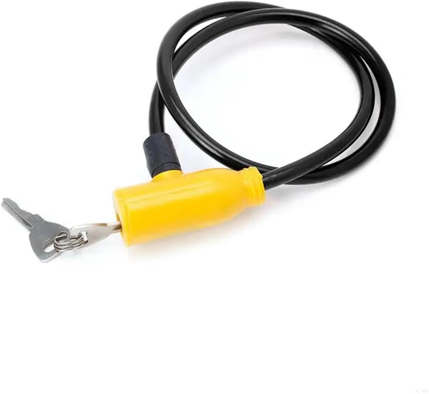 Bike Lock. 8x640MM Cycling Cable Anti-Theft Bike Scooter Safety Lock with 2 Keys A70D