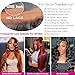 Yumkot 30Inch 13x6 Chocolate Brown Body Wave Lace Front Wigs Human Hair Pre Plucked with Baby Hair 180% Density Full HD Transparent Lace Frontal Wigs for Women Colored Wigs
