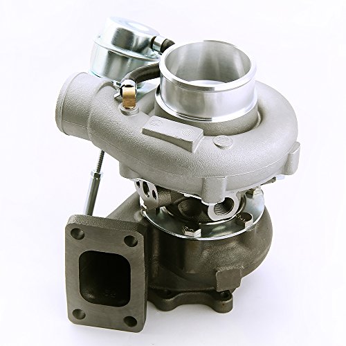 maXpeedingrods Turbocompresor Universal 500CV A/R 0,63 0,5 T3 Flange, Turbo de Motores 2-2,5L, Turbocharger para Nissan Skyline RB25 RB20 R33 R32 R34 Refrigeración por Agua y Aceite 21,75 PSI Cover