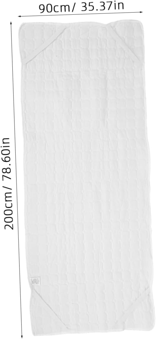 Protective Mattress Cover Elastic Straps for Home Hotel Vacation Machine Washable Breathable