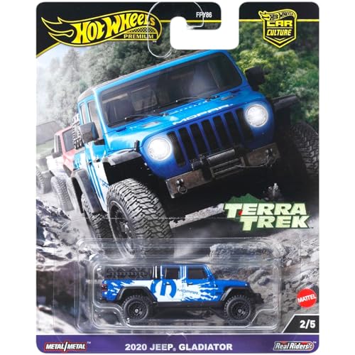 Hot Wheels Terra Trek Off-Road Set 5 Carros Die-Cast miniatura 4