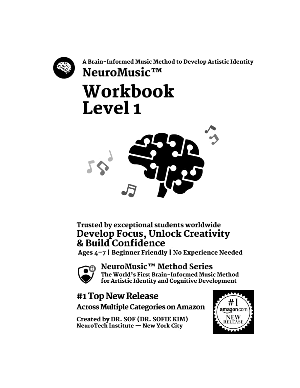 NeuroMusic™ Workbook Level 1: Build Strong Foundations Through Practice