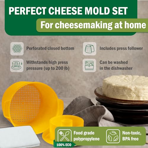 Paneer maker de 1.8 L con seguidor para evitar moldes agrietados 3