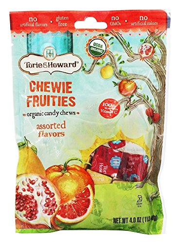 Torie & Howard Chewie Fruities Organic Candy Chews Assorted -- 4 oz - 2 pc