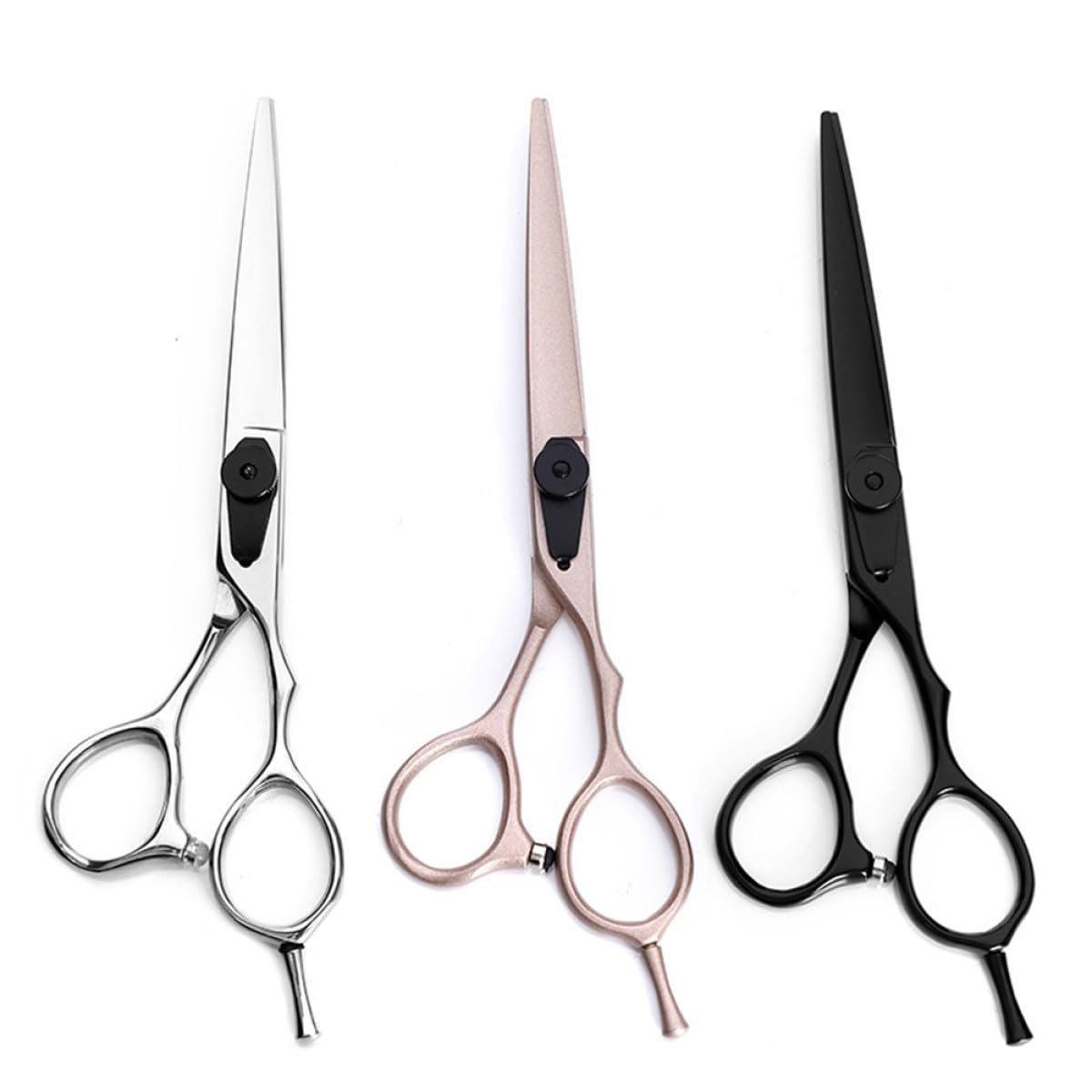 Friseurschere Haarschneideschere 5,5 Zoll Metall Silber