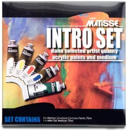 Matisse Structure Intro Set of 5 75 ml Tubes