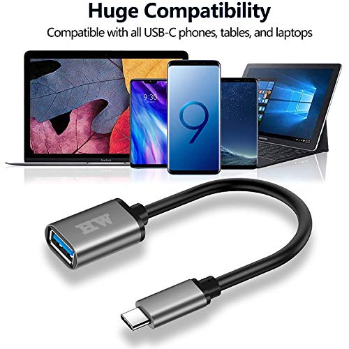 USB C to USB Adapter(2 Pack),USB-C to USB 3.0 Adapter,USB Type-C to USB,Thunderbolt 3 to USB Female Adapter OTG for MacBook Pro2019,MacBook Air 2020,iPad Pro 2020,More Type-C Devices