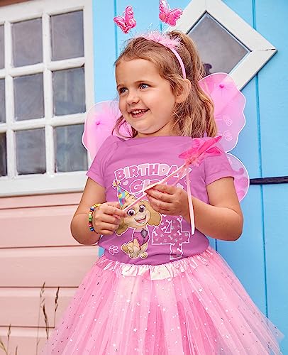 Skye Paw Patrol 4th Birthday Girl Shirt for 4 Year Old Girls - Pup-Themed Party Toddler T-Shirt3