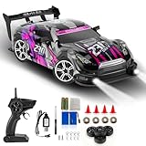 Picture of PANKQQ RC Drift Car, 1:16 Scale Drifting RC Cars, 2.4GHz 4WD RC Race Car, 40km/h High-Speed Remote Control Drift Car Vehicle, Racing Sport Toy Easter's Day Gift for Boys Girls Kids(Purple)