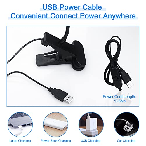 Mlogiroa Uv Light For Nails With Protection Gloves, 3W Gooseneck Led Lamp For Gel Nail, Portable Led Nail Lamp With Clamp Gel Nail Lamp For Nail Extension(Black) #TOP5