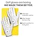 SKIVE Golf Premium Golf Glove | 100% AAA Cabretta Leather | Cool Golf Gloves Men | Serious Feel & Performance | Mens Golf Gloves Left Hand