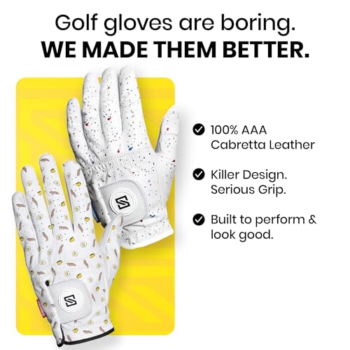 SKIVE Golf Premium Golf Glove, Golf Gloves Men, Left Hand, Right Handed - image 4