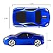 elec Space Wireless Mouse, 2.4GHz Cool Sport Car Shape Wireless Mouse Optical Cordless Mice with USB Receiver for PC Laptop Computer Notebook 1600 DPI-Blue