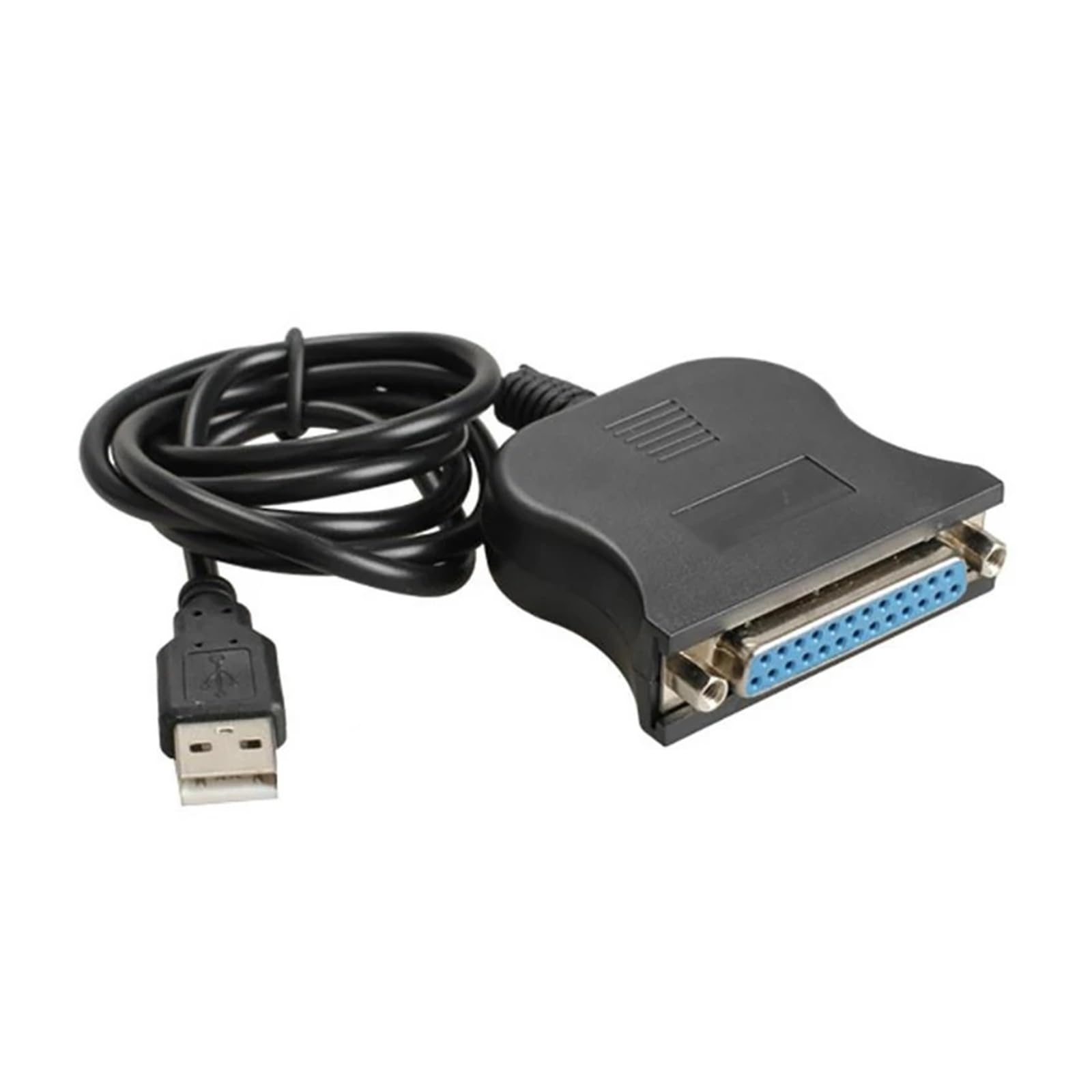 USB DB25 25-pinowy męski na żeński port równoległy do drukarki IEEE 1284 LPT adapter konwerter kabel kabel konwerter portu równoległego H8WD