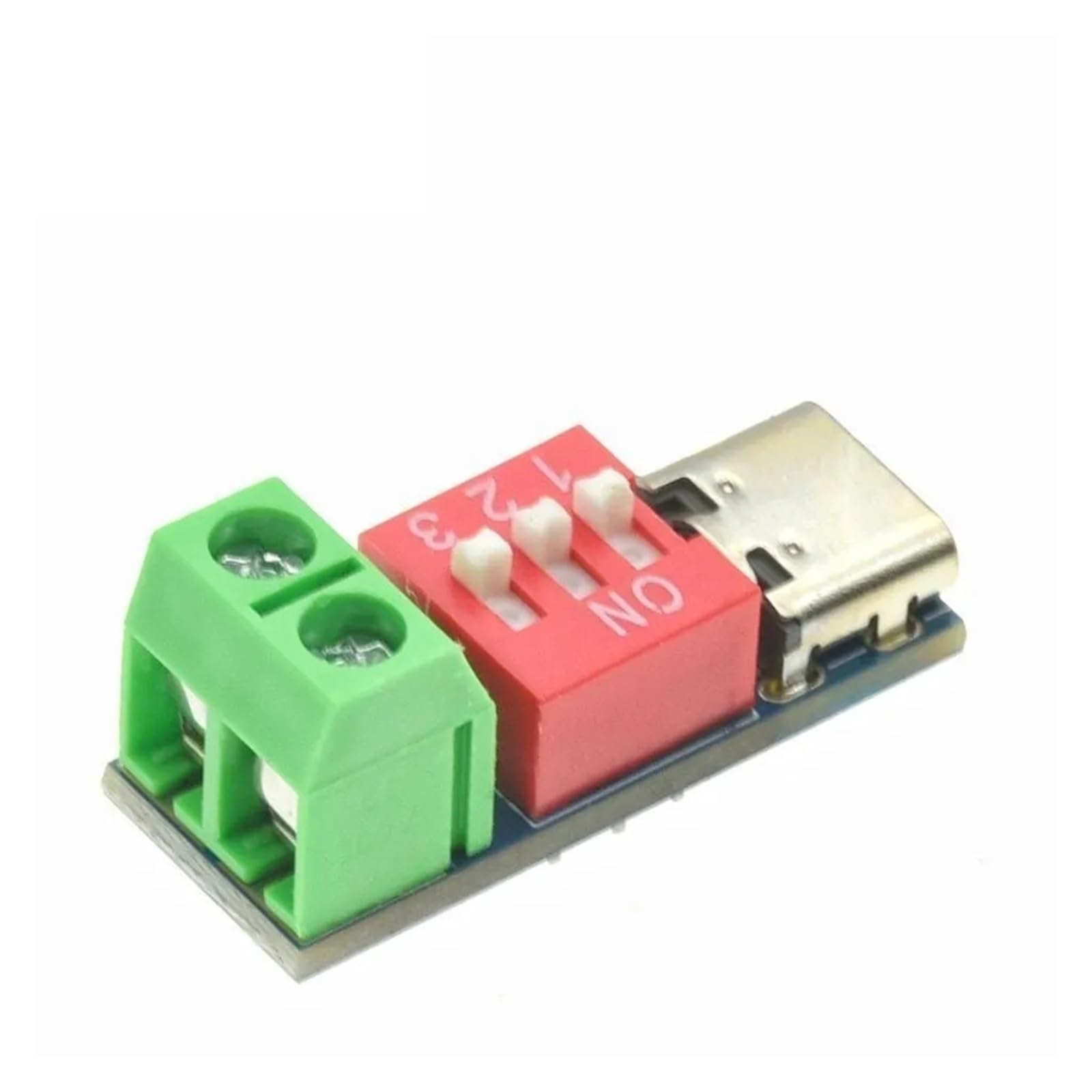 1/5/10 szt. PD QC 5-20 V Dial Trigger Board 100 W Type-C Decoy Module for DIY Power Supply (5 szt.)