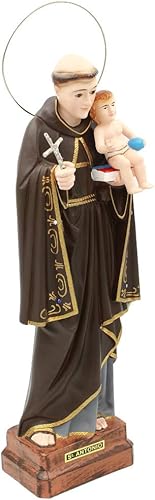 Miniatura 2 de Estatua religiosa de San Antonio de 15 pulgadas hecha en Portugal #1049