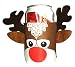 Reindeer Rudolph Beer Can Huggie Cover Christmas Xmas Ugly Sweater Party Cooler