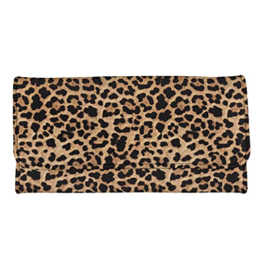 Boatee Leopard Womens Trifold Wallet Credit Card Holder Wallet Fashion Clutch Long Purse Pouch For Girls #TOP23