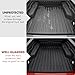 Mabett Truck Bed Mat and Tailgate mat for Ford Maverick Accessories 2025 2024 2023 2022, Replacement All-Weather Truck Bed Liner Custom Fit Maverick Gasoline/Hybrid