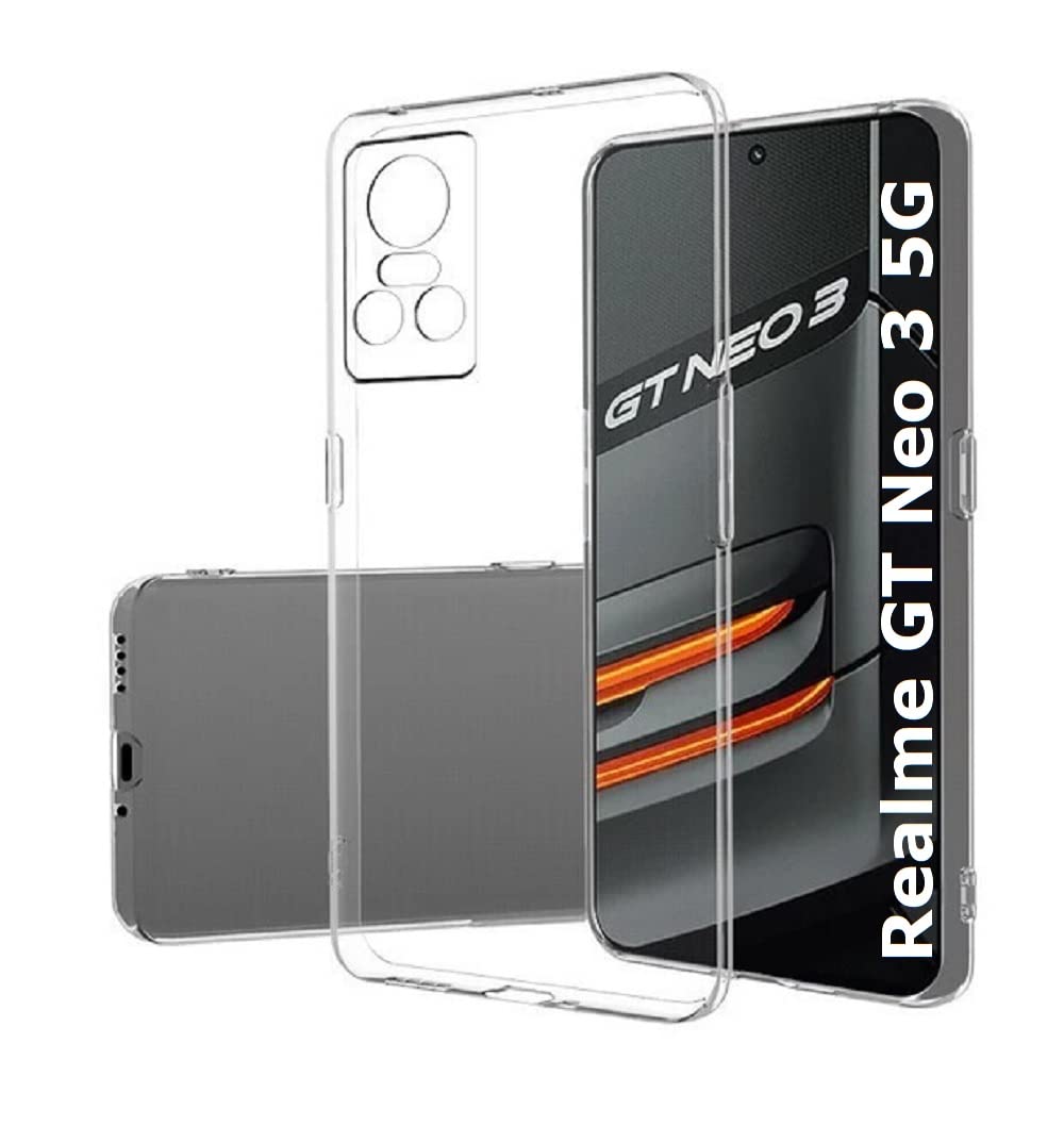 REALCASE Silicone Crystal Clear Realme Gt Neo 3 5G Back Cover Case | Protective Design Transparent Back Cover Case For Realme Gt Neo 3 5G (B0BLJ3SB76) Amazon Price History, Amazon Price Tracker