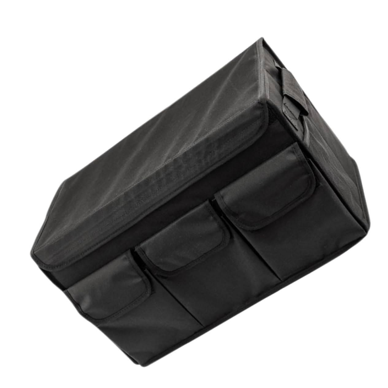 Alipis Scatola Organizzatore per Bagagliaio Auto, Organizer Box Oxford Nero, Grande Capacità, Pieghevole e Pratico per Viaggio