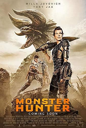 Amazon Co Jp 映画 モンスターハンター 特大 映画ポスター グッズ 約69 102cm 限定枚数 アメリカ劇場用 フレーム別 Monster Hunter ミラジョヴォヴィッチ デザイン おしゃれ 両面 並行輸入品 ホーム キッチン