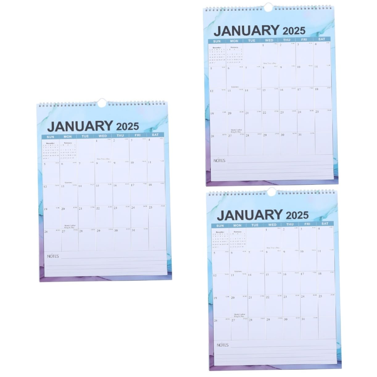 SHINEOFI 3 Pz calendario countdown obx calendar festività moderno appeso muro Carta