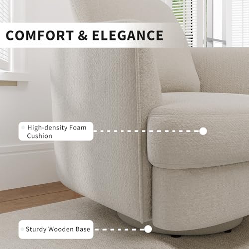 Sillón giratorio moderno tela menta producto único miniatura 5