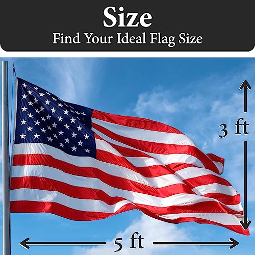 American-Flags-for-Outside-3×5-American-Flag-US-Flag-3×5-Heavy-Duty-Outdoor-with-Embroidered-Stars-and-Sewn-Stripes-Outdoor-Flag-for-High-Wind American Flags for Outside 3×5 American Flag US Flag 3×5 Heavy Duty Outdoor with Embroidered Stars and Sewn Stripes Outdoor Flag for High Wind