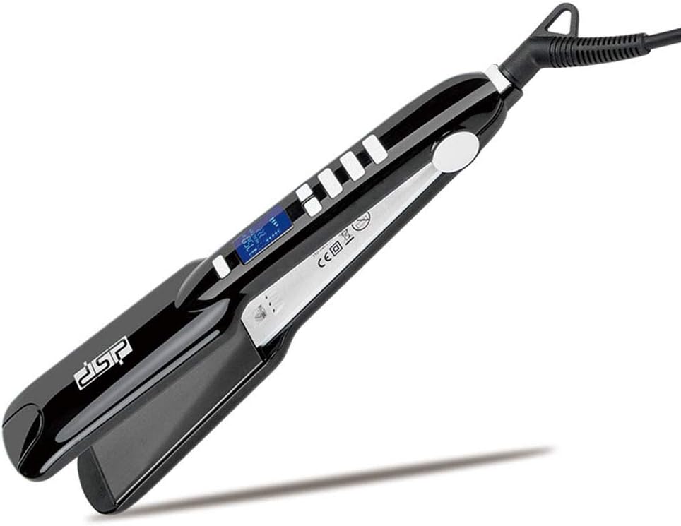 Household Hair Straightener Straight Hair Perm Aluminium Splint Electric Splint Straightening Splint Curling Stick black