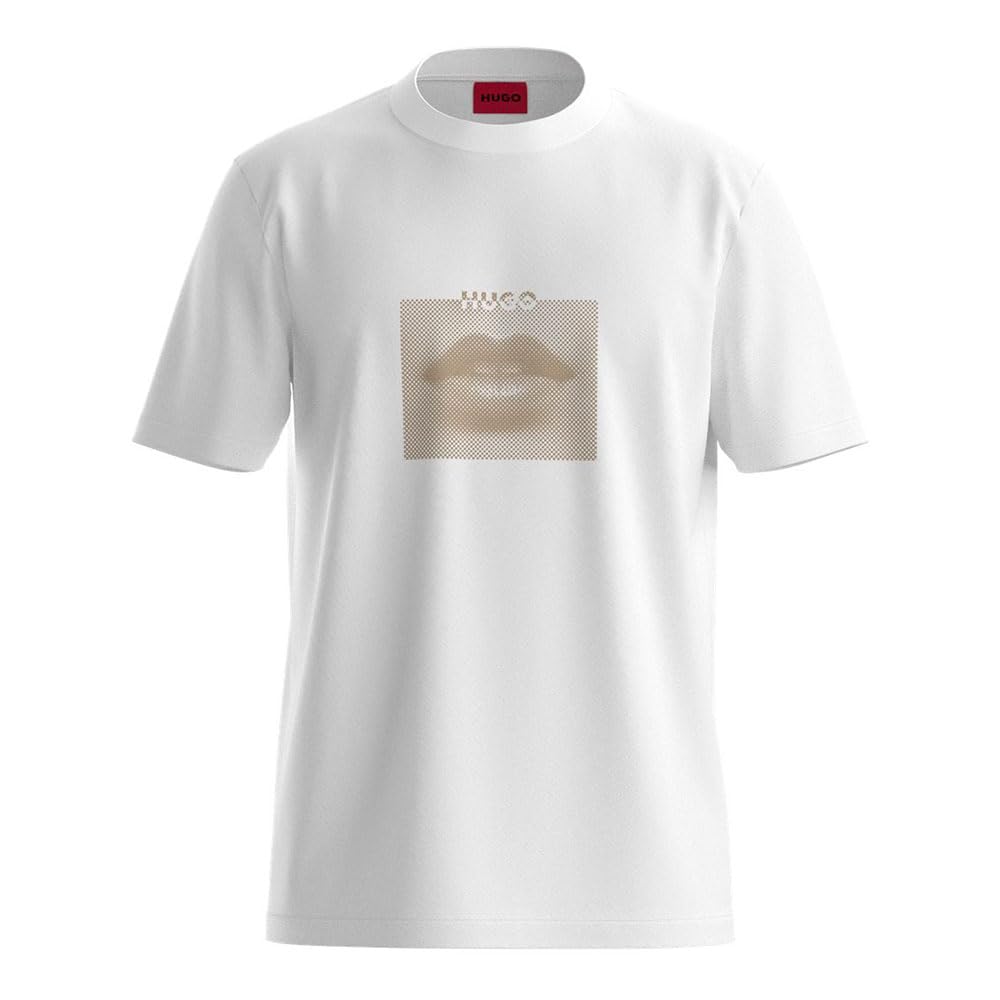 HUGO Deterni T-Shirt coupe parfaite pour éviter les hauts déformés - 5