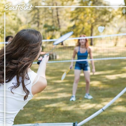 image for EastPoint Sports EastPoint Easy Setup Badminton Set - Black/Grey, Allo