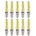 Produktbild Energiesparlampe LED E14 Silikon Corn Bulb 5730 SMD 136LED Energiesparlampe dimmbar 10W (90W Halogen Eq) LED Lampe für Zuhause 110-120V (10er Pack) Kaltes Weiß