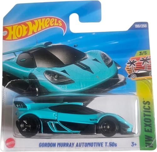 Hot Wheels Gordon Murray T.50s Turquesa 1:64 miniatura 1