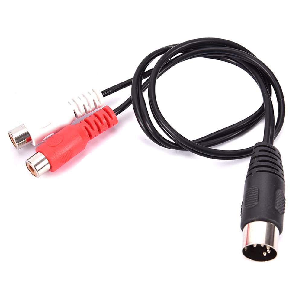 Cable Din De 5 Pines A 4 Rca Hembra A Macho Plug And Play So