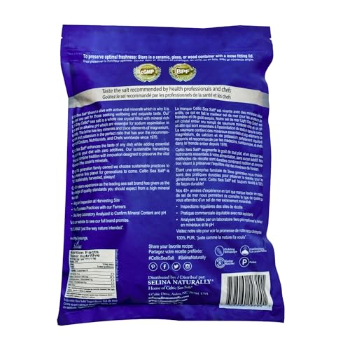 Image of Celtic Sea Salt Light Grey Coarse, Unrefined Mineral Salt, Bulk 5 lb | Bulk coarse crystals with 70+ trace minerals for hydration, finishing, and everyday cooking; hand-harvested, lab tested