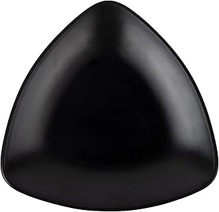 AUEAR, Black Triangle Jewelry Dish Organizer A5 Melamine Jewelry Bowl Accent Tray Decorative Trinket Dish Tray for Jewelry Key Food Safe Dishware