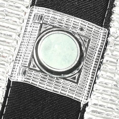 Eawfgtuw Protector solar para aire acondicionado, protección solar, impermeable, lámina de aluminio, resistente a la lluvia, para unidades de aire acondicionado (120 x 50 cm)