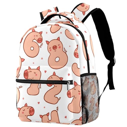 Sac à dos de voyage décontracté pour les sorties et le lycée multicolore