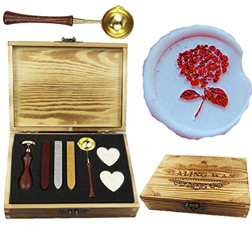 Kit fonte cuillère et bâtons de cire pour lettres de luxe