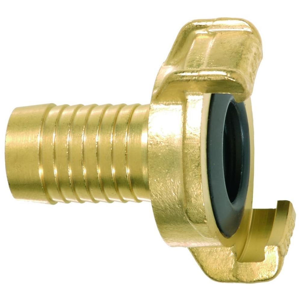 Geka 40102SB Raccord à Douille 5/8 16mm avec Profil Rainuré, Or, 18 x