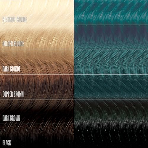 Image of Overtone Semi Permanent Hair Color Conditioner, Midnight Teal, 8 oz, Nourishing, Damage-Free, Color Depositing Mask for All Hair Types with Shea Butter & Coconut Oil, Vegan & Cruelty-Free