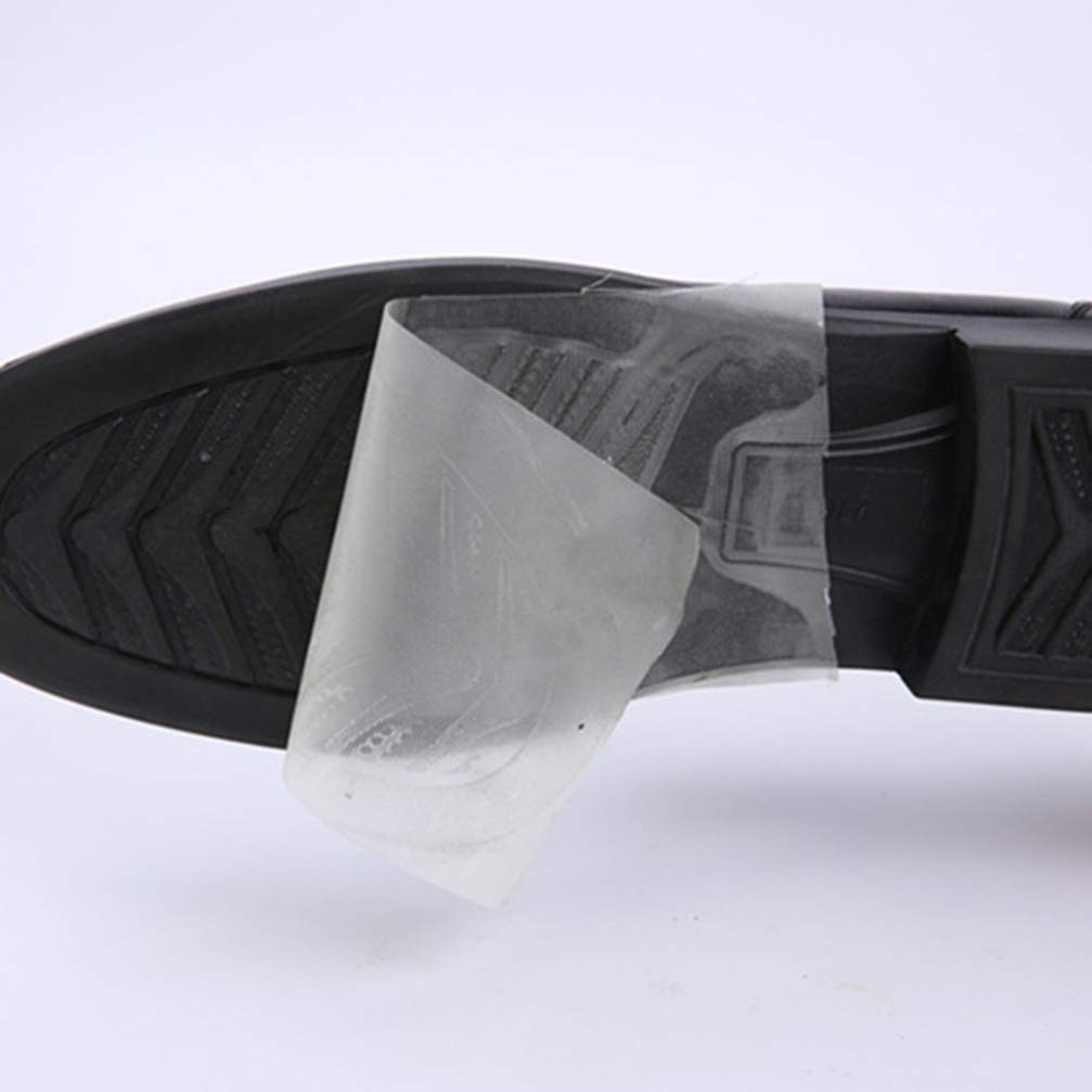 CLISPEED Pellicola Protettiva per Suola Scarpe in Pvc Facile da Strappare Antisporco e Resistenti All'usura per Casa e Negozio 11 Cm